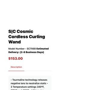 Cosmic Cordless Hair Curler